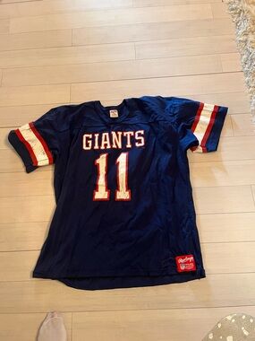 Rawlings Navy Tee with Red and White Logo